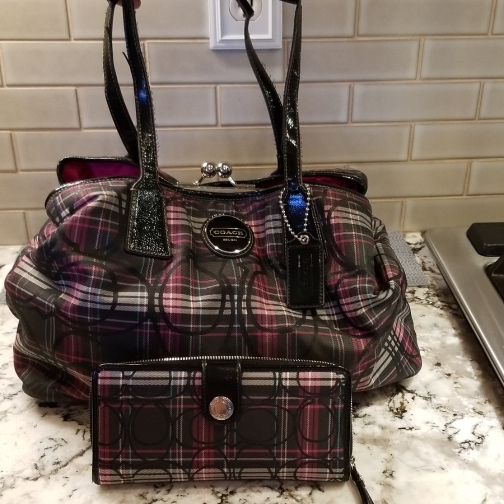 COACH handbag & wallet